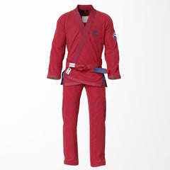 All Red American Flag Sublimation BJJ GI