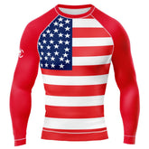 MMA PATRIOT AMERICAN Long Sleeve Rash Guard