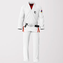 Armenia Flag White Sublimation BJJ GI - Patriotic Edition