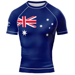 MMA PATRIOT AUSTRALIAN FLAG RASH GUARDS