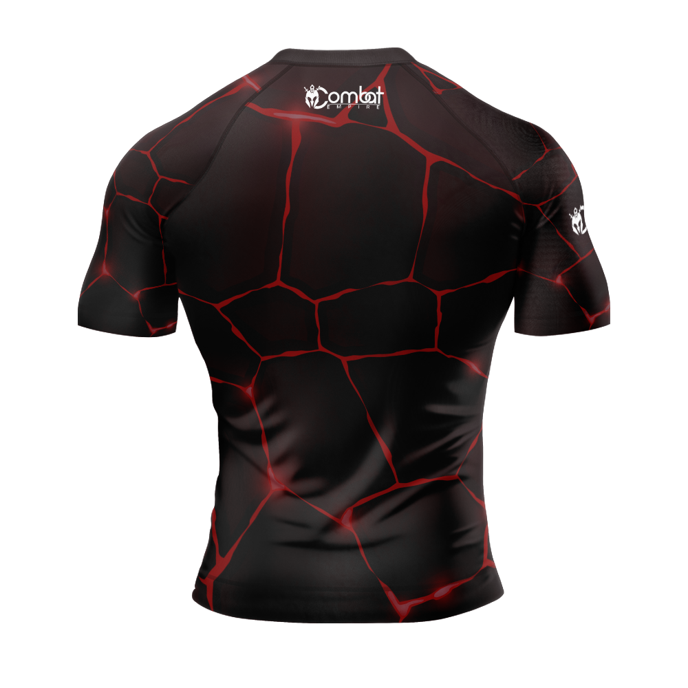 MMA Lawa Pattern Short Sleeve Rash Guard