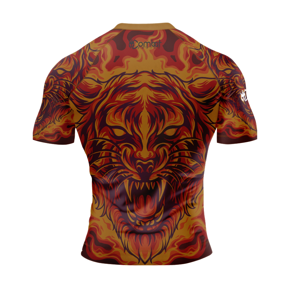 MMA Roaring Lion Short Sleeve Rash Guard