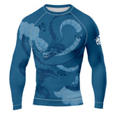 MMA Blue Dragon Long Sleeve Rash Guard