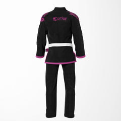 Contender Black Brazilian Jiu Jitsu Gi for Women - Floral Pink BJJ GI
