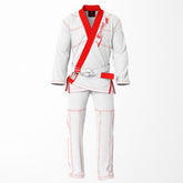 ENJOY A CHOKE Brazililan Jiu Jitsu Gi - White & Red Combo