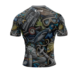 MMA Oceanic Armory Short Sleeve Rash Guard