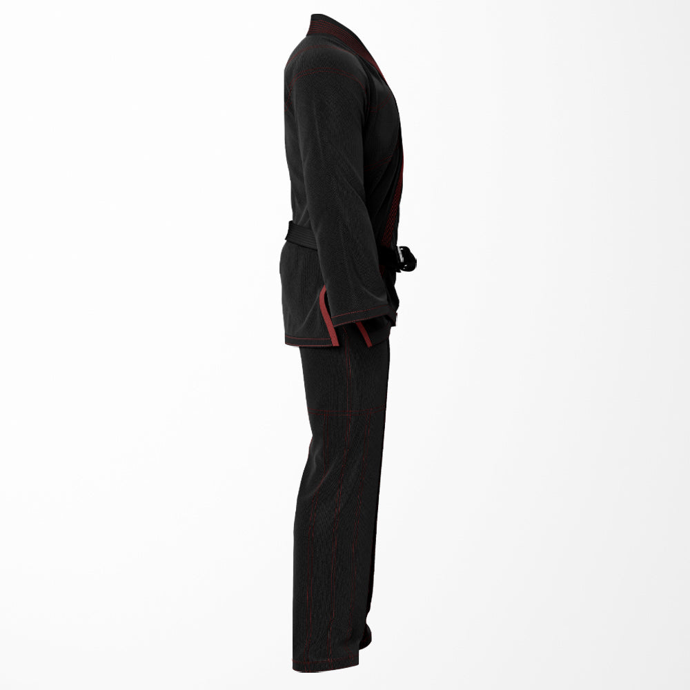 Combat King Kong Sublimation Brazilian Jiu Jitsu Gi - Black/Brown BJJ GI