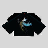 Bruce Lee BE WATER Sublimation Brazilian Jiu Jitsu Gi - Black/Blue BJJ GI