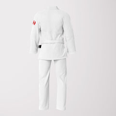 White Peruvian Flag Sublimation Brazilian Jiu Jitsu Gi – Patriotic Edition