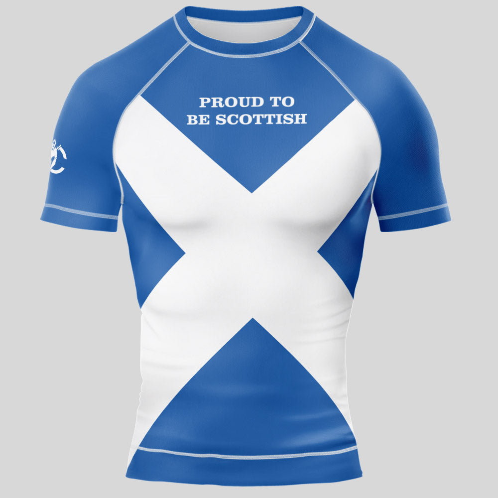 MMA PATRIOT PROUD TO BE SCOTLAND LONG&SHORT SLEEVE RASH GUARD