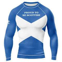 MMA PATRIOT PROUD TO BE SCOTLAND LONG&SHORT SLEEVE RASH GUARD