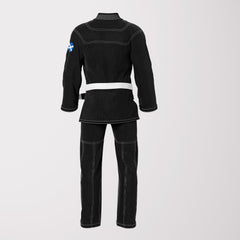 Scotland Flag Sublimation BJJ Gi – Black Pearl Weave Shadow Edition