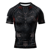 MMA Obsidian Warhound Short Sleeve Rash Guard