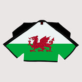 Wales Flag Sublimation BJJ Gi | Premium Pearl Weave | Lightweight Training Cut