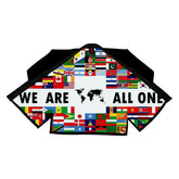 We Are All One Sublimation Black BJJ Gi - Patriotic Shadow Edition
