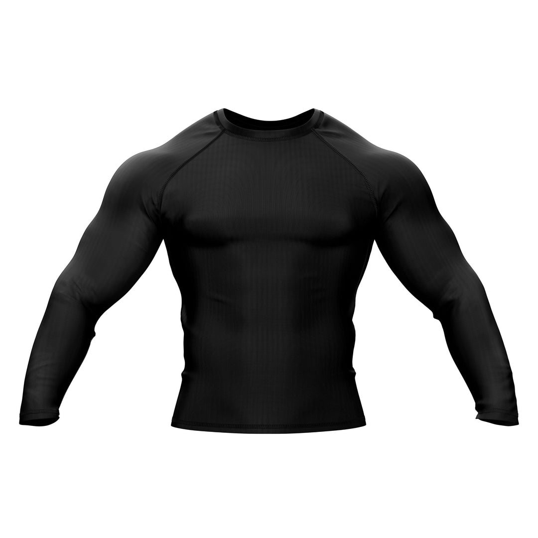 Black with Black Sleeves Ranked Rashguard