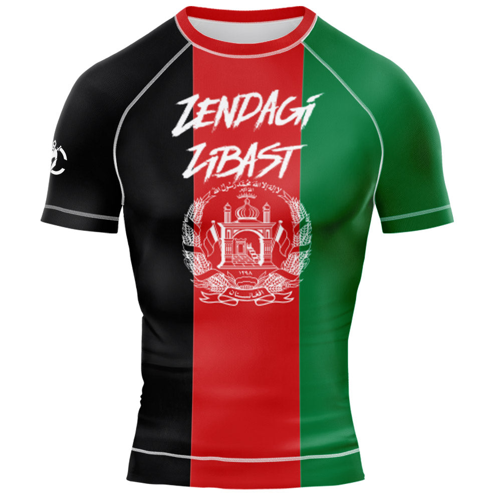 MMA AFGANISTAN PATRIOT LONG&SHORT SLEEVE RASH GUARD