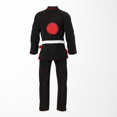 AKATSUKI SKY Sublimation Brazilian Jiu Jitsu Gi - Black/Red BJJ GI