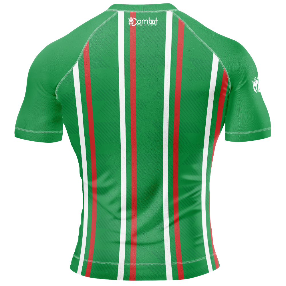 MMA ALJAZAYER PATRIOTIC SHORT SLEEVE RASH GUARD