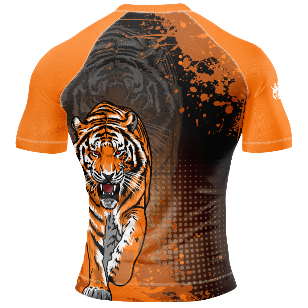 MMA ALPHA TIGER SHORT SLEEVE RASH GUARD