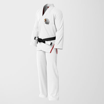 AMERICAN WARRIOR Sublimation Brazilian Jiu Jitsu Gi - White BJJ GI