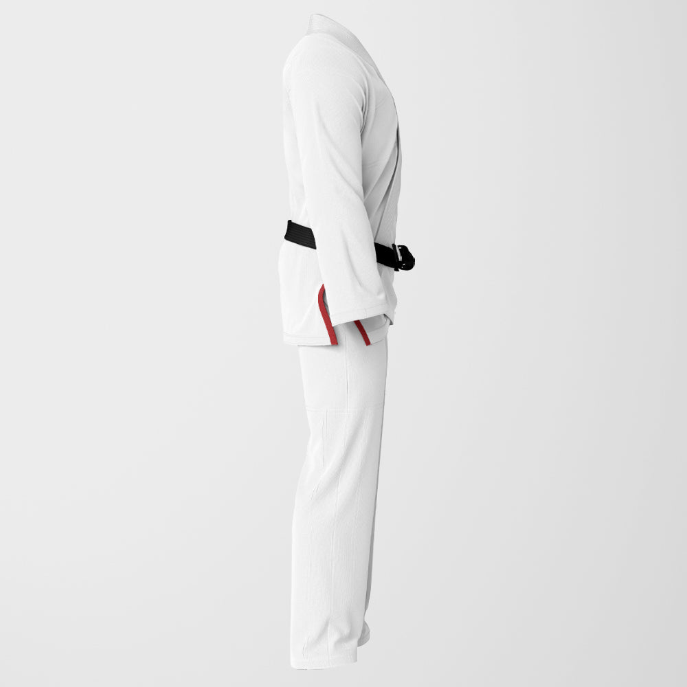 AMERICAN WARRIOR Sublimation Brazilian Jiu Jitsu Gi - White BJJ GI