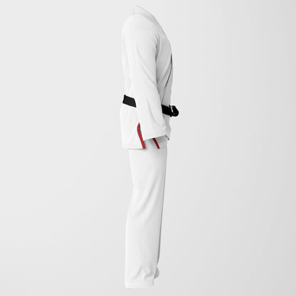 AMERICAN WARRIOR Sublimation Brazilian Jiu Jitsu Gi - White BJJ GI