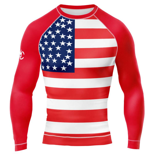 MMA PATRIOT AMERICAN Long Sleeve Rash Guard