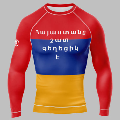 MMA PATRIOT ARMENIA LONG&SHORT SLEEVE RASH GUARD