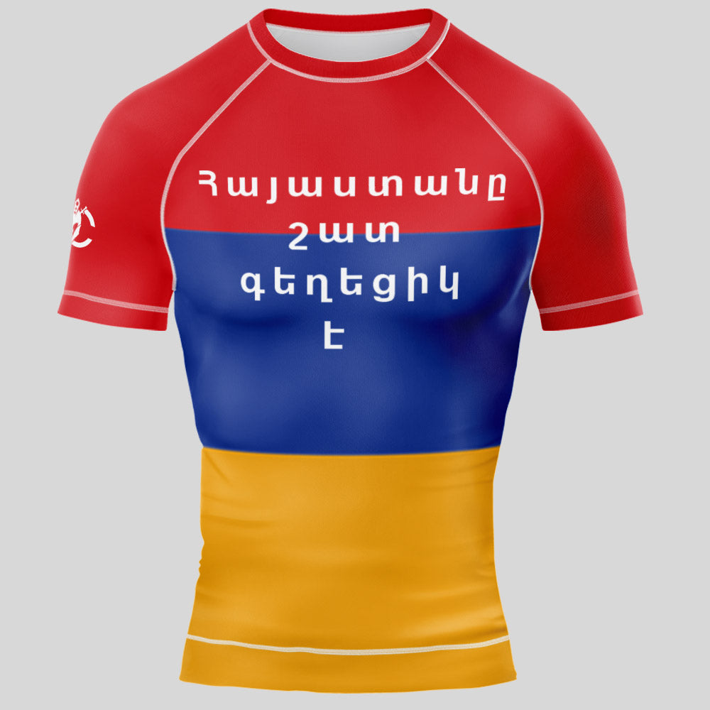 MMA PATRIOT ARMENIA LONG&SHORT SLEEVE RASH GUARD
