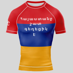 MMA PATRIOT ARMENIA LONG&SHORT SLEEVE RASH GUARD