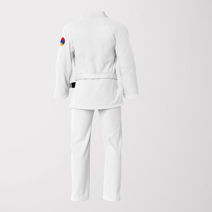 Armenia Flag White Sublimation BJJ GI - Patriotic Edition