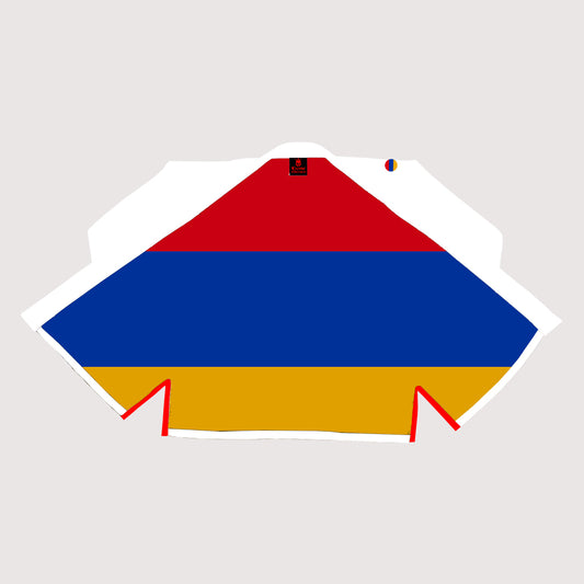 Armenia Flag White Sublimation BJJ GI - Patriotic Edition