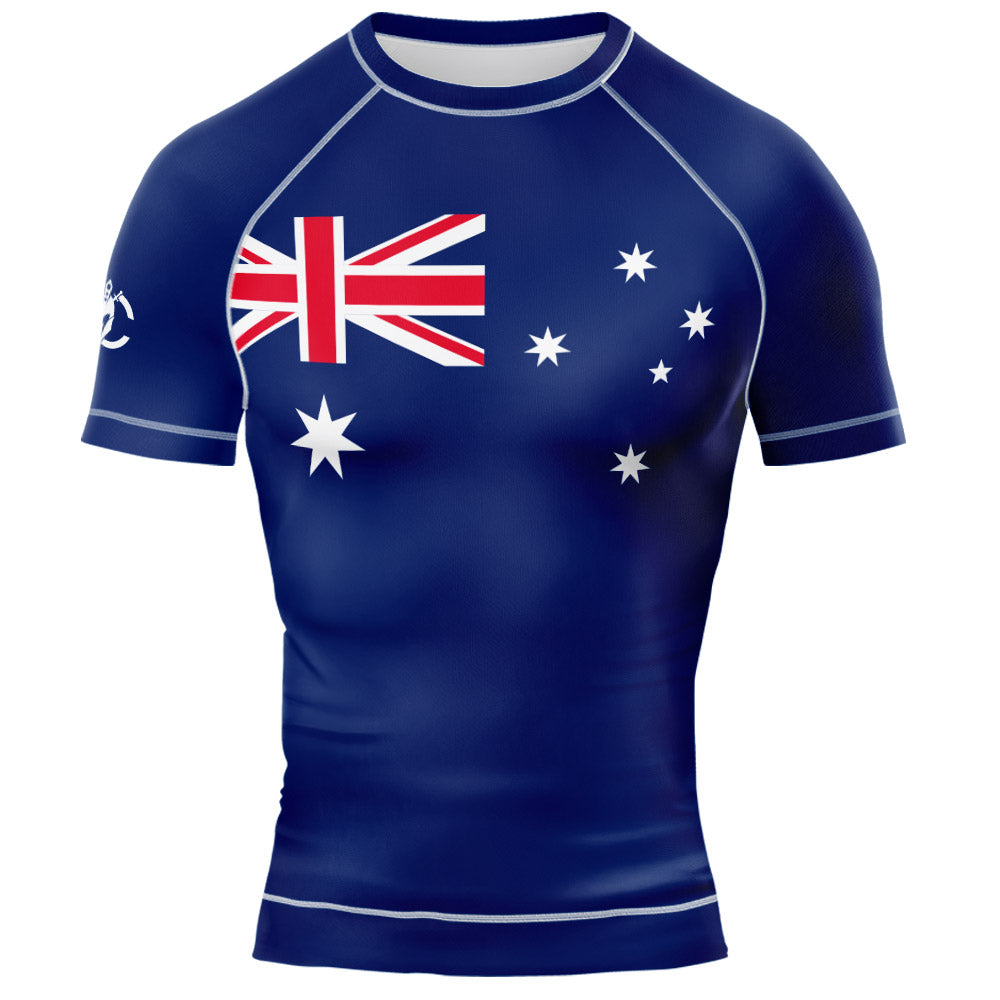 MMA PATRIOT AUSTRALIAN FLAG RASH GUARDS