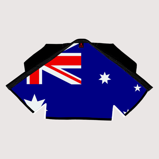 Australian Black Sublimation BJJ Gi - Shadow Patriotic Edition