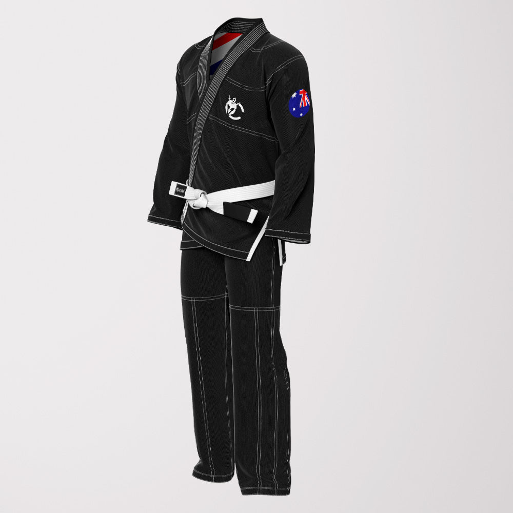 Australian Black Sublimation BJJ Gi - Shadow Patriotic Edition