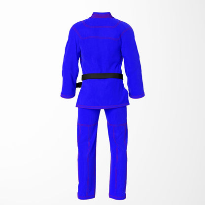 Combat Basic Blue with Red Stitching Brazilian Jiu Jitsu Gi (BJJ GI)