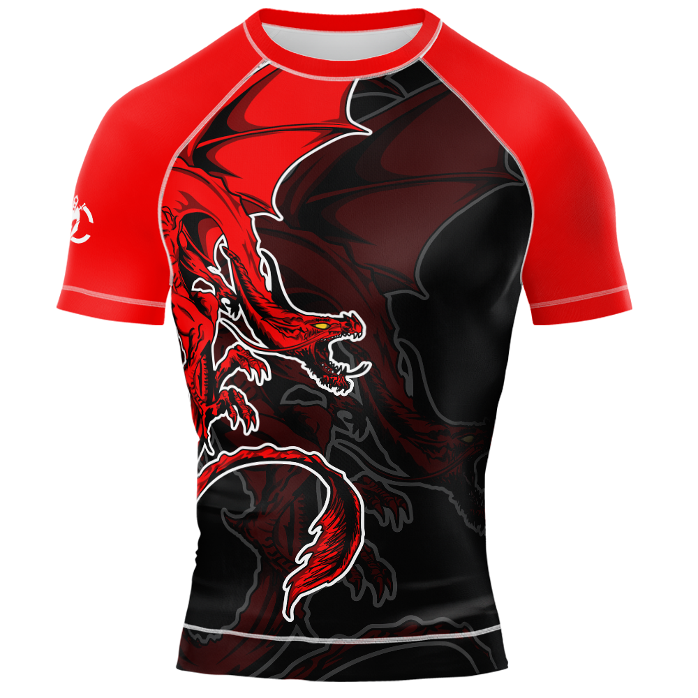 MMA BAT SHORT SLEEVE RASH GUARD