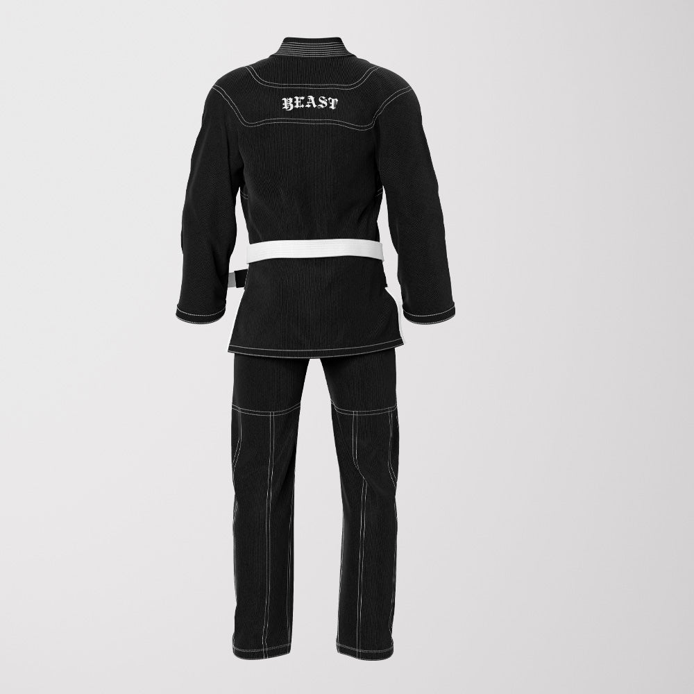 Regal Beast Sublimation Brazilian Jiu Jitsu Gi - Black BJJ GI
