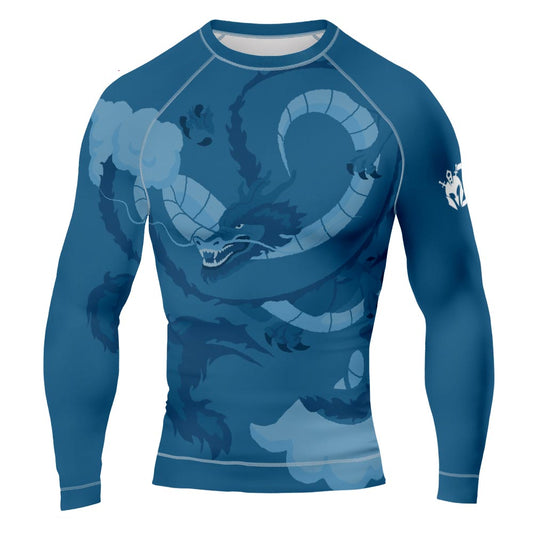 MMA Blue Dragon Long Sleeve Rash Guard