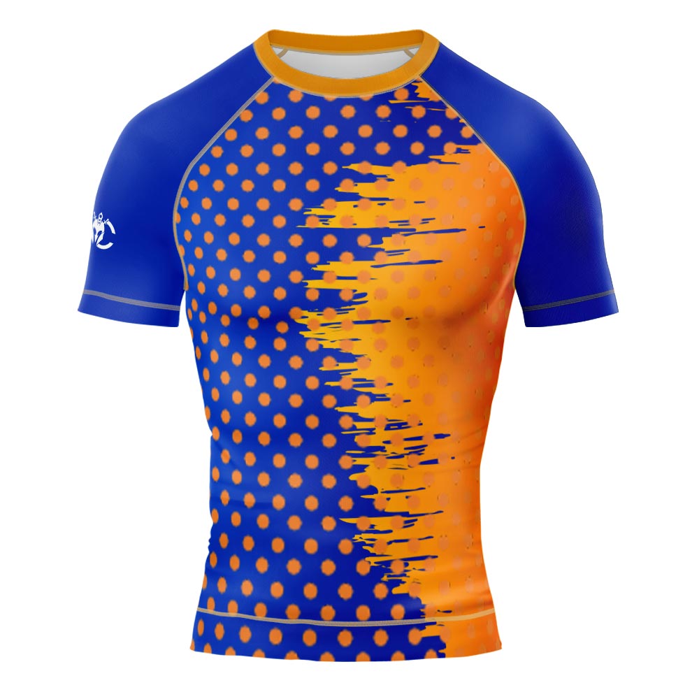 MMA Polka Dot Short Sleeve Rash Guard
