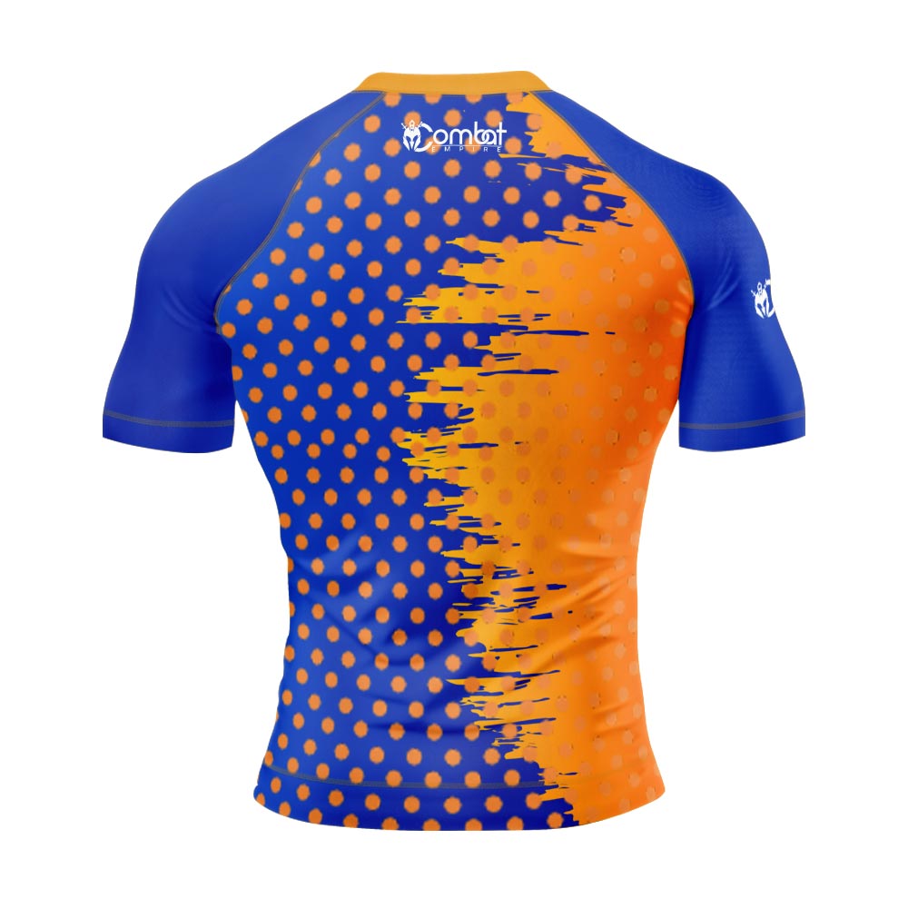MMA Polka Dot Short Sleeve Rash Guard