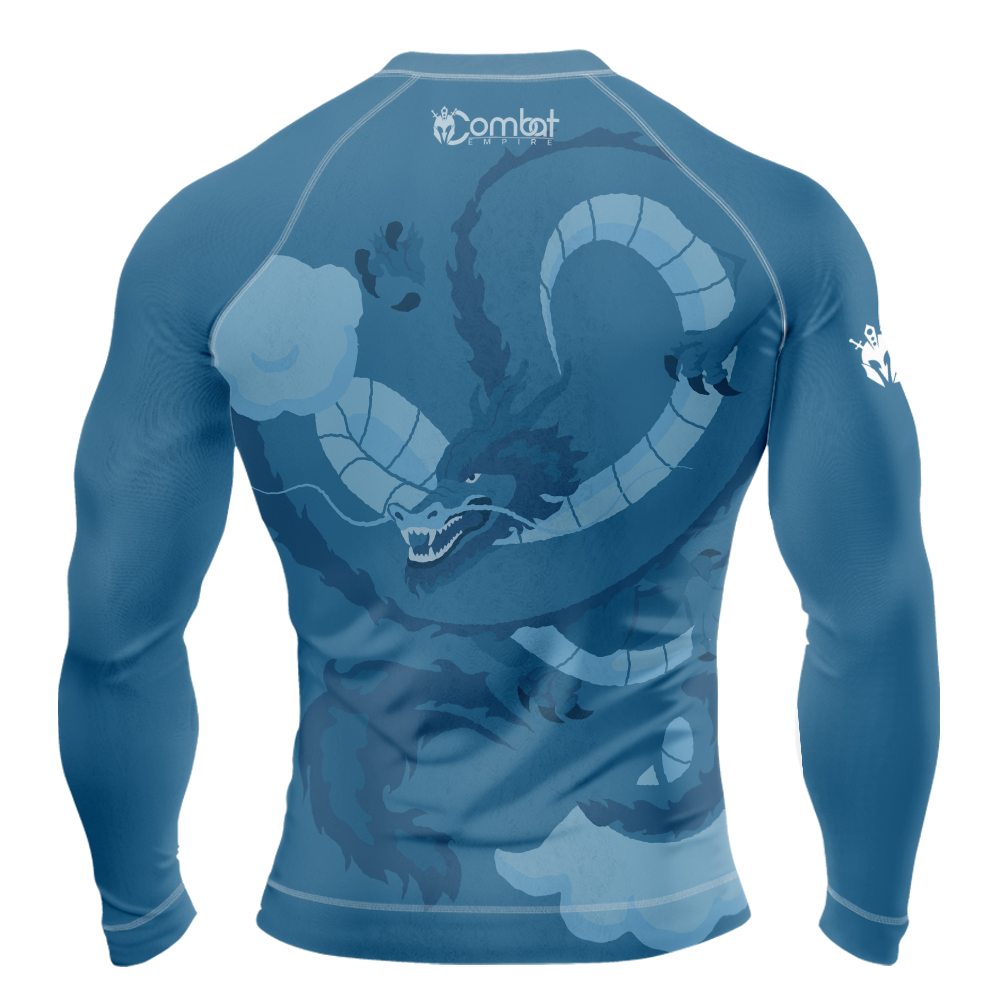 MMA Blue Dragon Long Sleeve Rash Guard