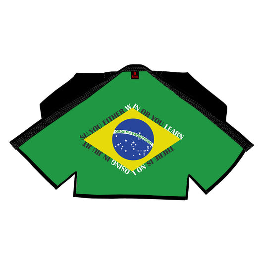 Brazilian Black Sublimation BJJ Gi - Shadow Patriotic Edition