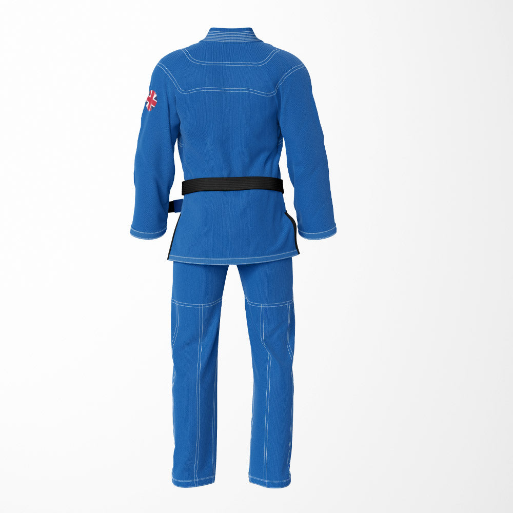 British Flag Blue Sublimation Brazilian Jiu Jitsu Gi - Union Jack BJJ Gi