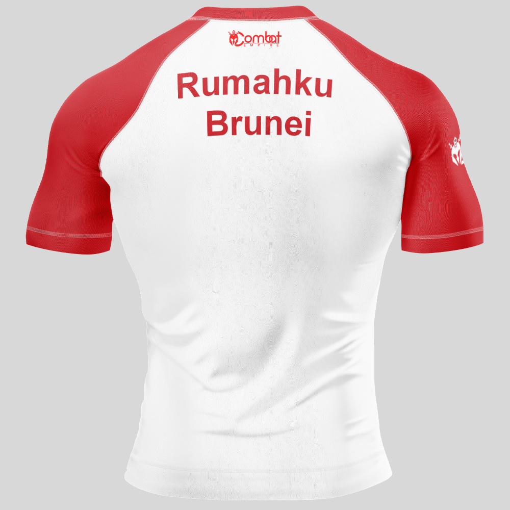MMA BRUNEI PATRIOTIC SHORT SLEEVE RASH GUARD