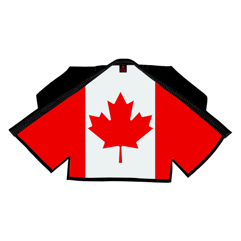 Canadian Black Sublimation BJJ Gi - Shadow Patriotic Edition