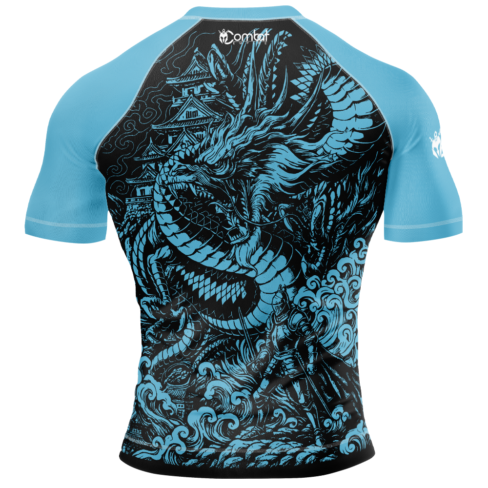 MMA CHINESE COMBAT DRAGON SHORT SLEEVE RASH GUARD