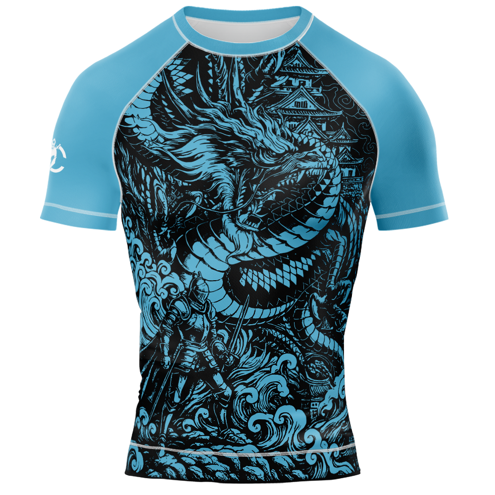 MMA CHINESE COMBAT DRAGON SHORT SLEEVE RASH GUARD