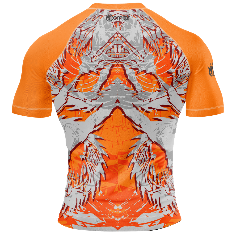 MMA CHINESE WOLF DRAGON SHORT SLEEVE RASH GUARD